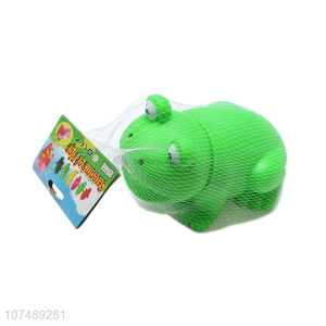 Custom Plastic Green Frog Pet Toy Chew Toy