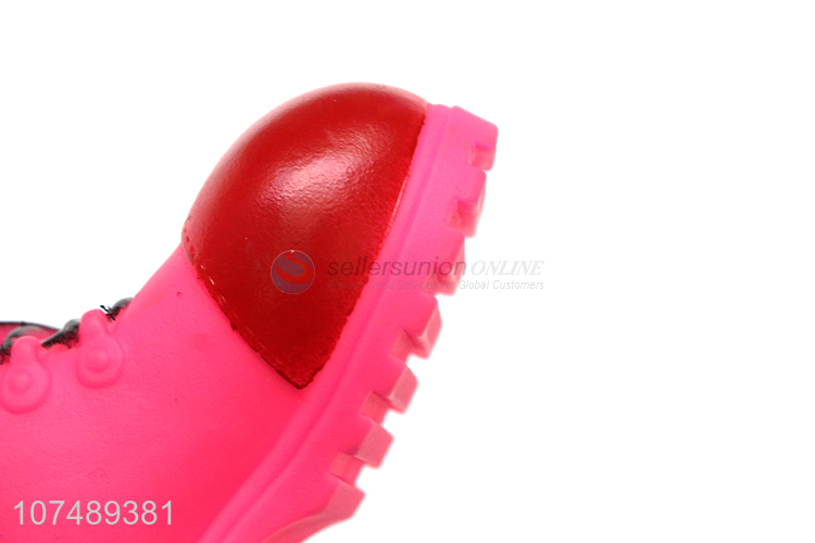 Creative Design Simulation Boot Shape Dog Chew Toy