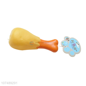 Good Quality Plastic Simulation Drumstick Toy For Pet