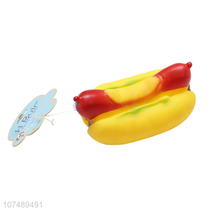 Wholesale Sausage Shape Cat Dog Play Squeak Toys Chew Toy