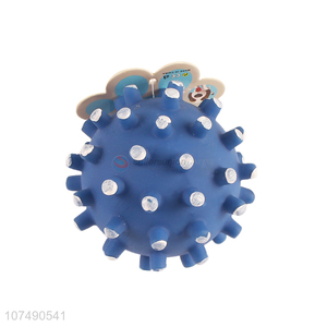 Wholesale cheap pet products spiky ball dog chew toy