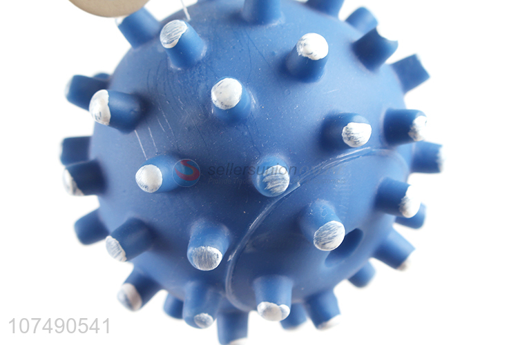 Wholesale cheap pet products spiky ball dog chew toy