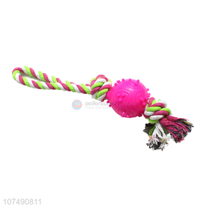 Top Selling Durable Dog Chew Cotton Rope Toy Pet Dog Training Toys