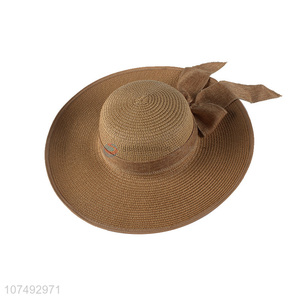 Best Price Ladies Summer Sun Hat Wide Brim Straw Hat Beach Hat