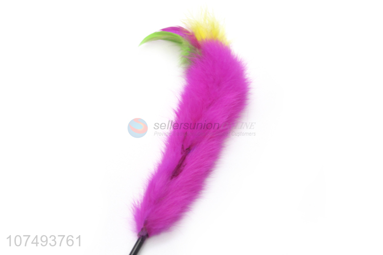 Custom Interactive Feather Cat Teaser Toy Stick Wand