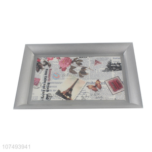 Hot selling plastic serving tray restaurant breakfast tray