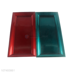 Reasonable price plastic serving tray restaurant breakfast tray