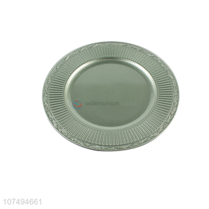 Reasonable price unbreakable luxury plastic plate plastic dinnerware