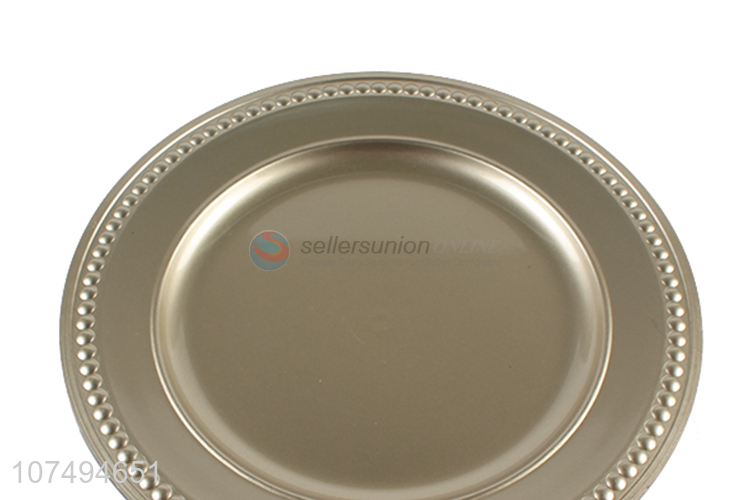 Hot sale bpa free food grade plastic plate food dishes