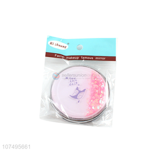 High Quality Round Cosmetic Mirror Portable Pocket Mirror