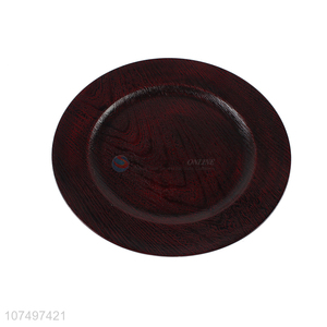 Fashion Design Round Plastic Plate Serving Plate