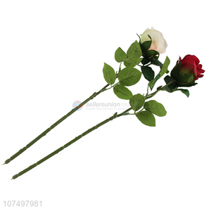 Most popular festival decoration artificial flower single rose head