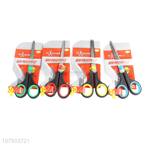 Suitable Price Office Scissors Plastic Soft Handle Stainless Steel Scissors