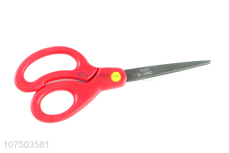 Cheap Price Color Plastic Handle Stainless Steel Office Stationery Scissors