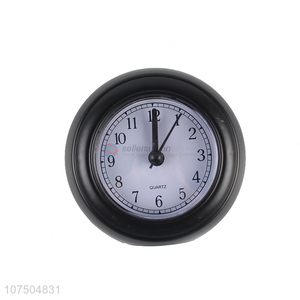 Promotional Round Plastic Table Desk Alarm Clock Home Decoration