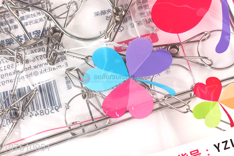 Top Selling Metal Stainless Steel Clothes Rack Clip Socks And Underwears Hanger