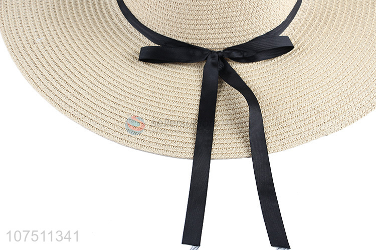 Wholesale stylish straw sun hat beach hat for women