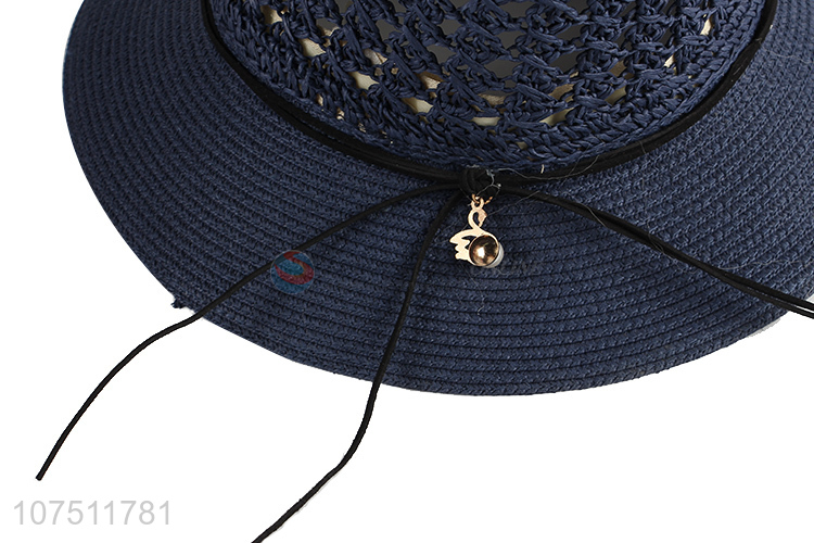 High quality women floppy straw hat summer fashion beach hat