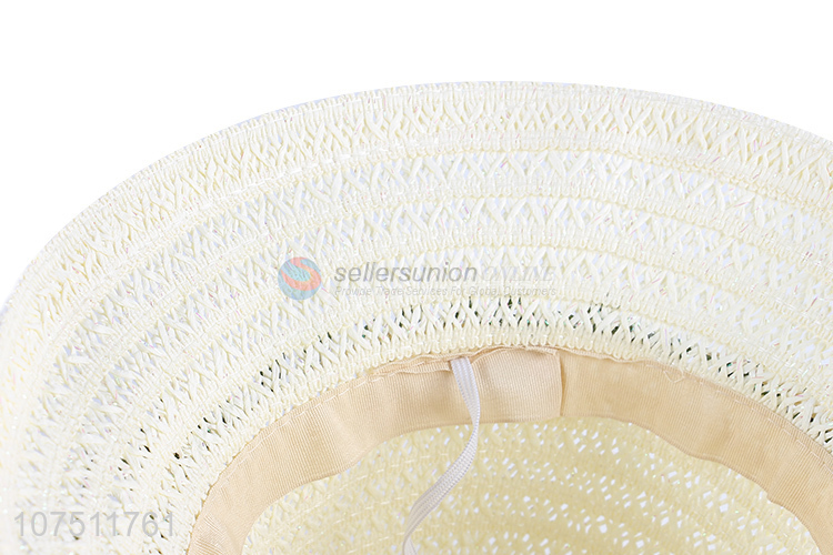 China factory beautiful ladie summer sun hat beach straw hat