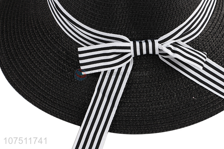 Hot products graceful paper straw hat sun hat for ladies