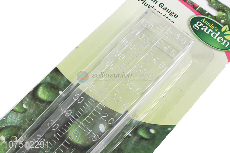 Plastic Pluviometer Garden Decorative Rain Gauge Rain Meter