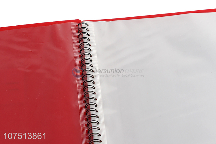 Custom Document Folder Coil Display Book Clear Book