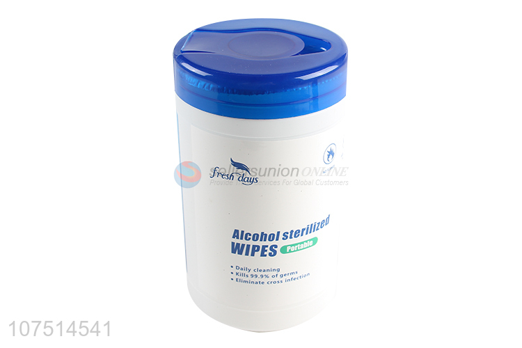 New Design 80 Pieces Bucket Disinfection Wet Wipes