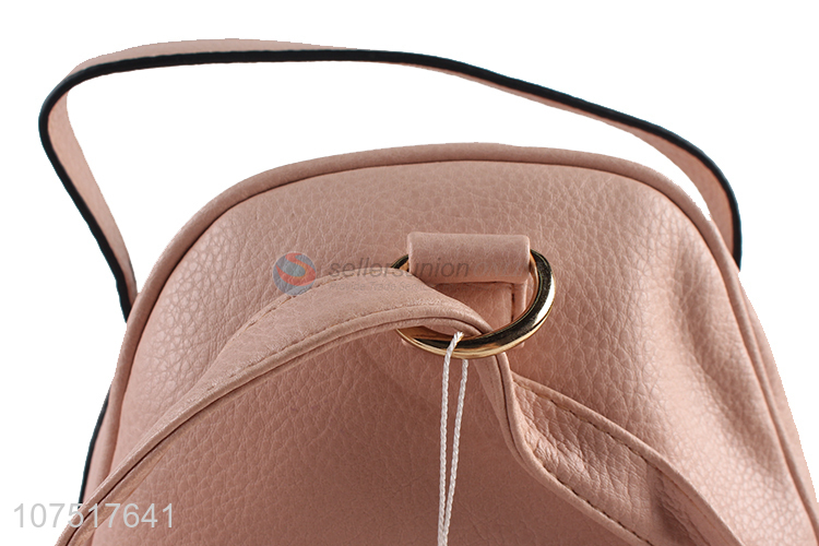 Fashion Style Ladies PU Leather Small Backpack Shoulders Bag