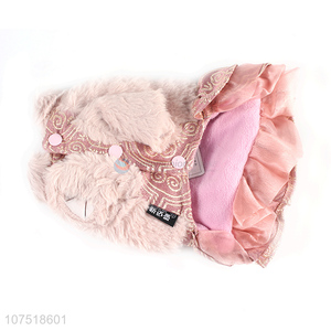 Latest arrival pet <em>clothes</em> winter warm furred <em>dog</em> dress