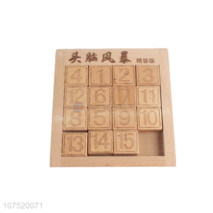 Promotional educational number Chinese sliding block toy for kids