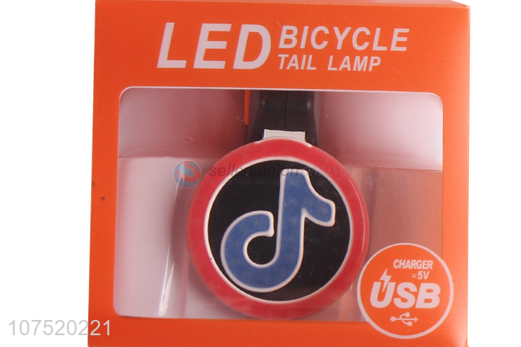 Latest arrival note design led bicycle tail lamp bike taillight