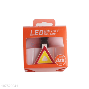 China factory triangular led bicycle tail lamp led bike taillight