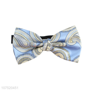 Fashion design cashew pattern jacquard men bow tie