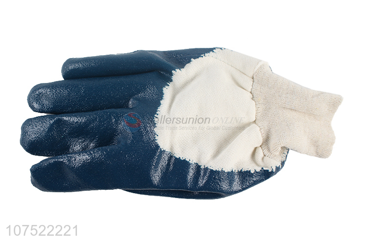 Excellent quality wear resistant butyronitrile coated working gloves labor gloves