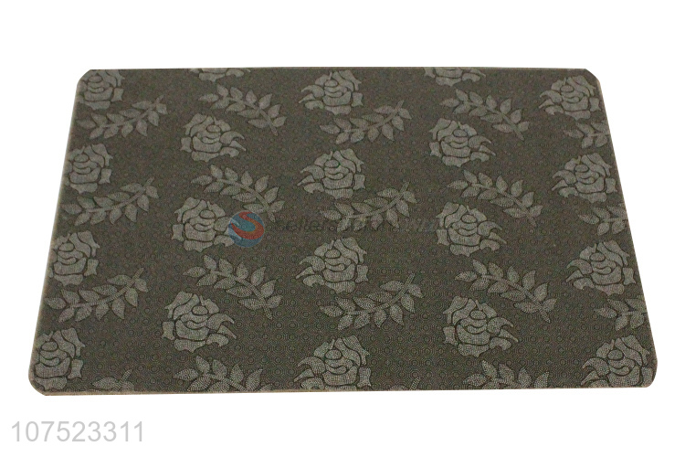 Modern Style Color Printing Rectangle Floor Mat