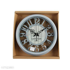 Competitive price creative hollowed-out living room bedroom hanging quartz clock wall clock