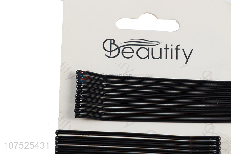 Most popular black girls hair clips fashion iron hairpins