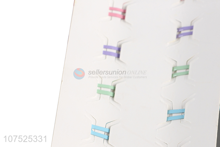 Factory direct sale girls hair clips fashion painted iron hairpins