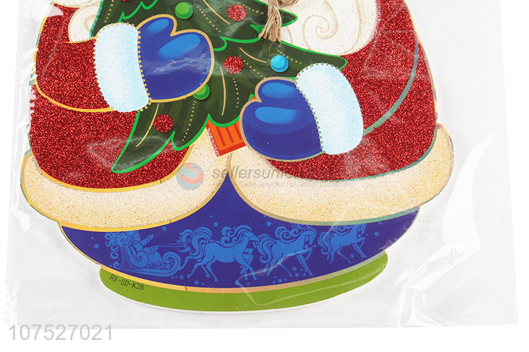 Hot Sale Santa Claus Pattern Christmas Stickers Christmas Ornaments