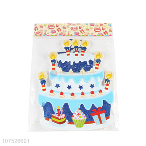 Good Sale Cake Shape Birthday Party Decoration Kt Board