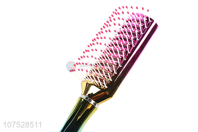 Cool Design Cushion Soft Touch Hair Brush Colorful Comb