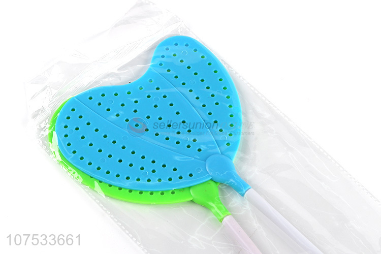 New Arrival Heart Shape Fly Swatter With White Hand Pole