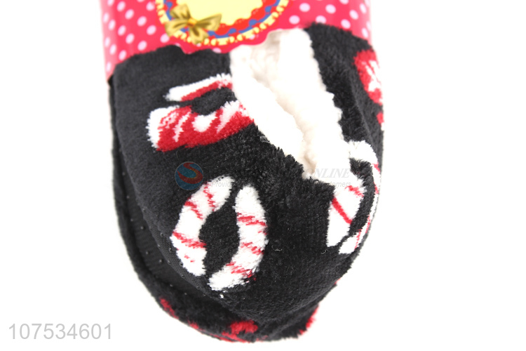 Latest arrival ladies home slippers fleece floor shoes