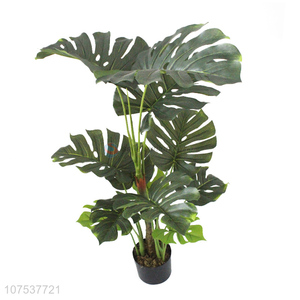 Popular Artificial Monstera Fashion Simulation Bonsai Plants