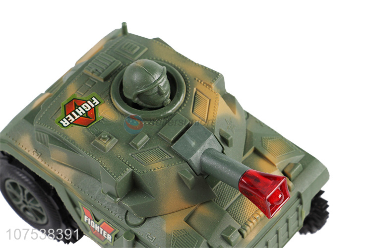 Hot Selling Simulation Army Tank Plastic Toy Car For Kids