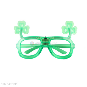 Promotion Price Party Funny Glasses Shamrock Glasses Led Glasses