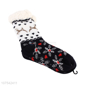 Top Selling Winter Thicken Middle Tube Floor Socks Christmas Socks