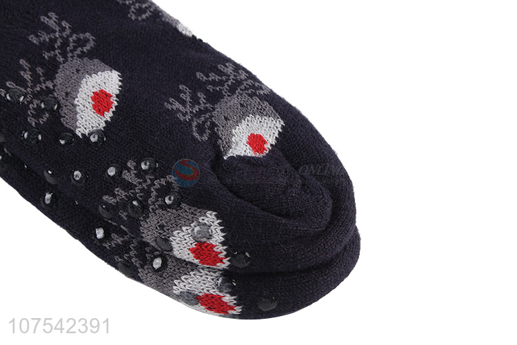 Wholesale Winter Warm Socks Christmas Gift Adult Floor Indoor Anti Slip Socks