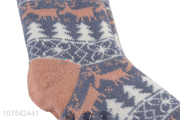 Good Quality Winter Warm Indoor Non-Slip Floor Socks Christmas Socks