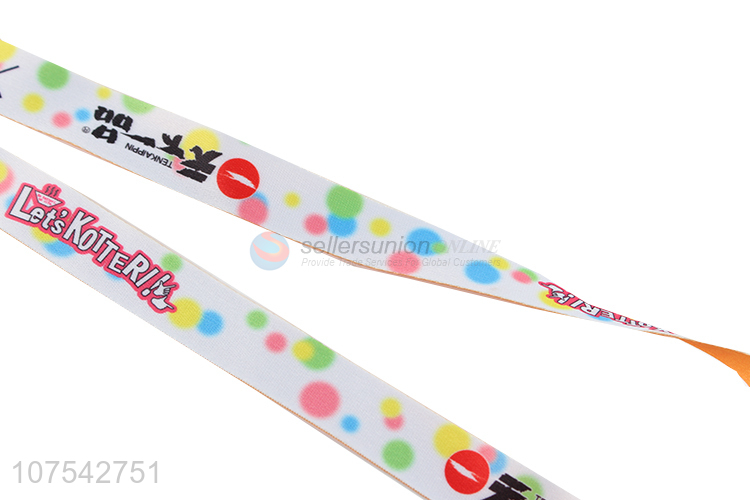 Fashion Polyester Thermal Transfer Neck Lanyard Cell Phone Lanyard